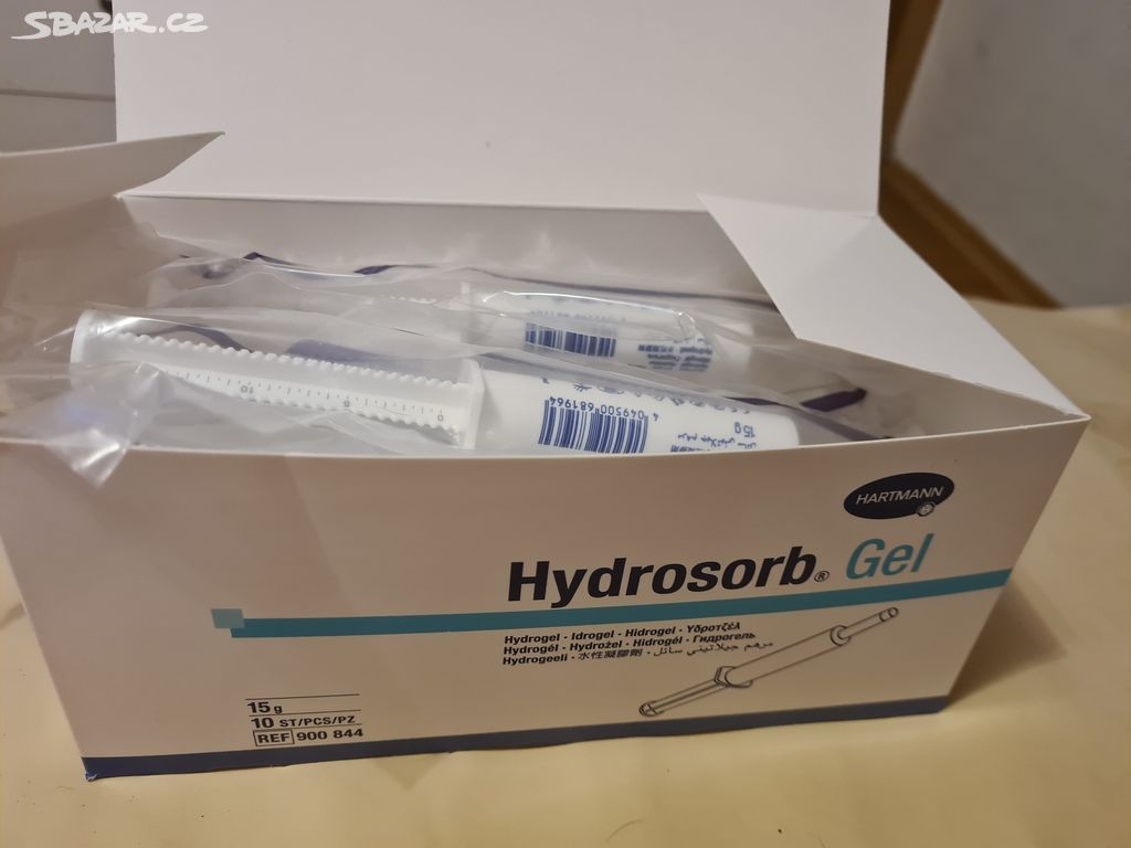 Hydrosorb gel. Mám více balení