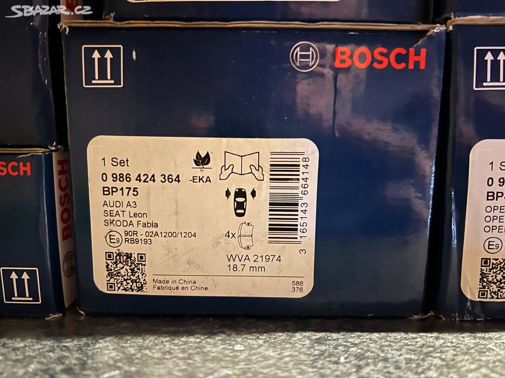 Brzdové destičky SKODA VAG Bosch