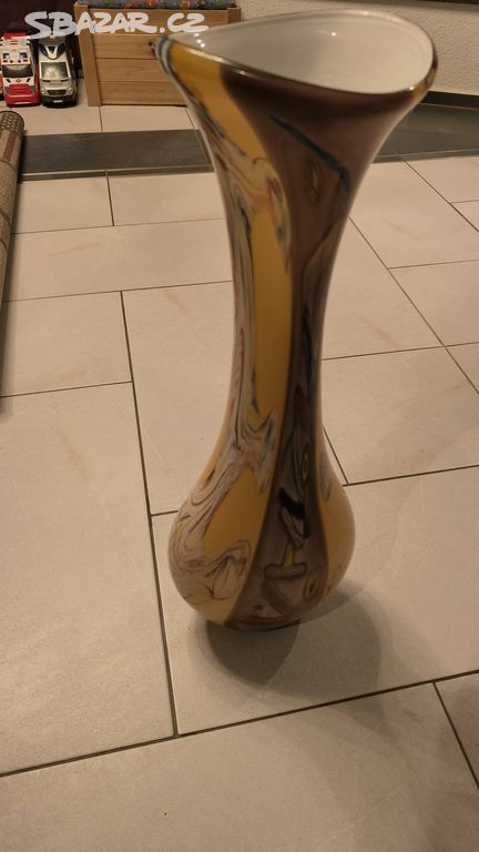 Velká váza skleněná 60cm