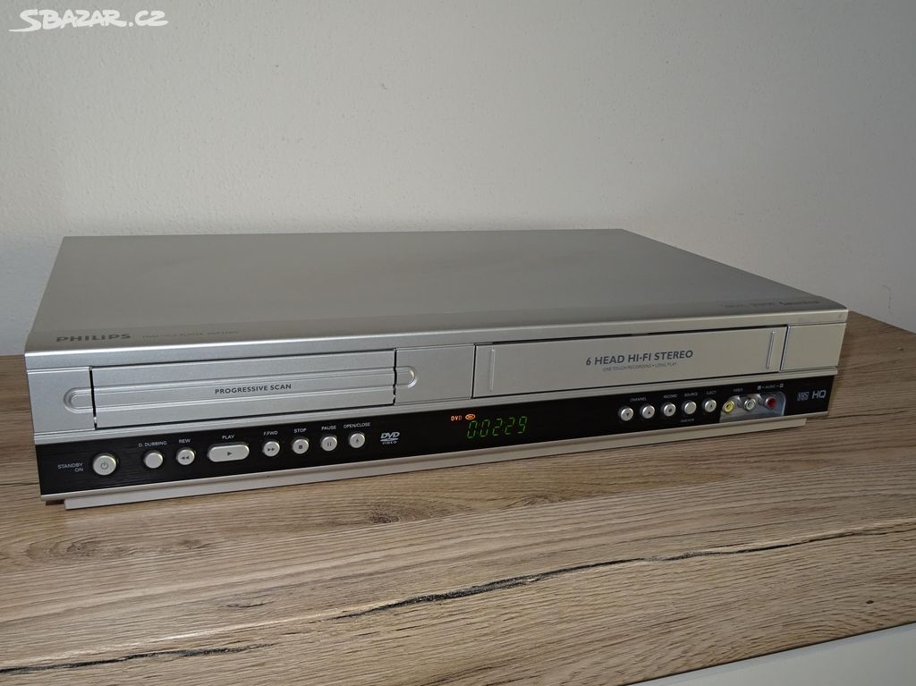 DVD a VHS Combo videorekordér Philips DVP3350V