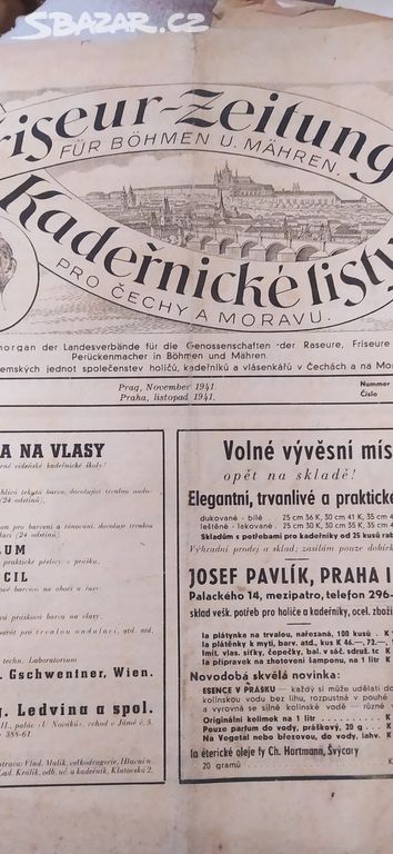 Protektorát Čechy a Morava Kadeřnické listy