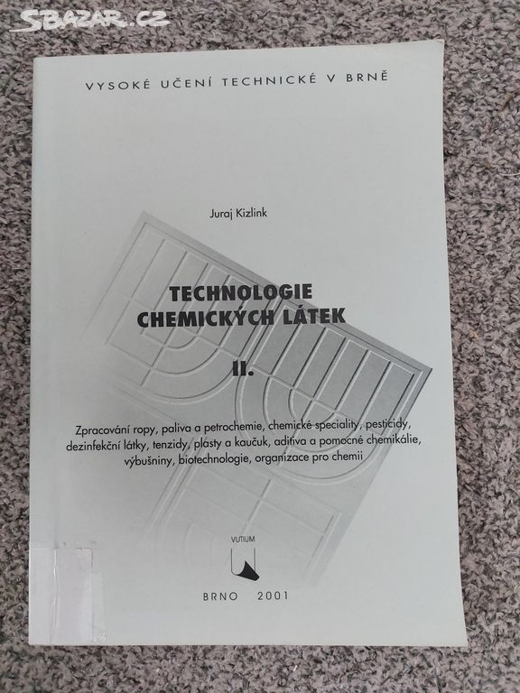 Technologie chemických látek II. skripta VŠ