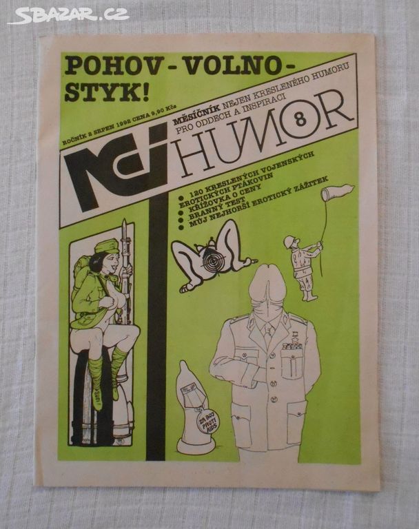 Časopis NEI humor 8 rok 1992 - srpen