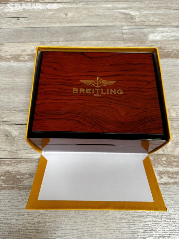 Breitling box, mahagonové dřevo