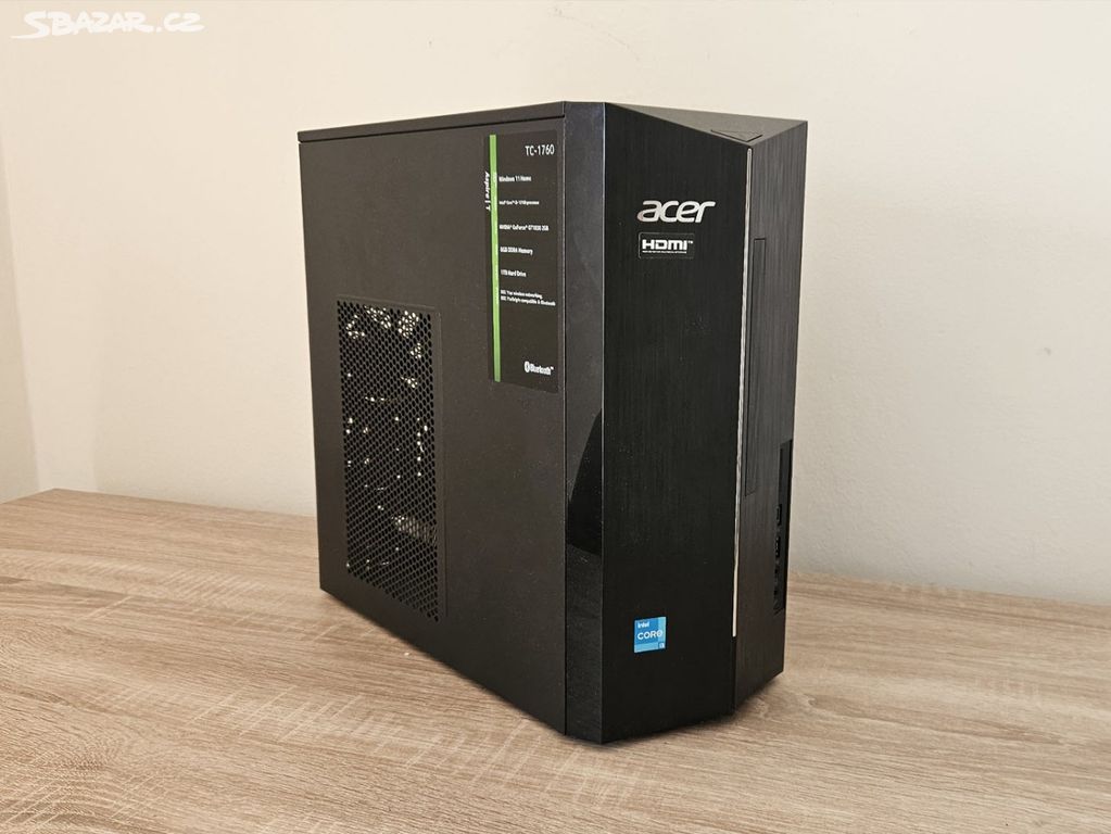 Počítač Acer i na hry (i3-12100/16 GB RAM/RX6400)