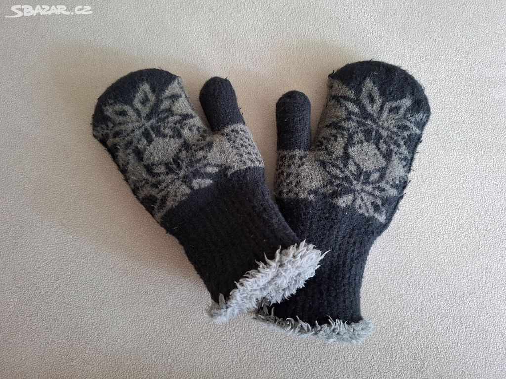 dětské zimní rukavice vel. 5-7 let