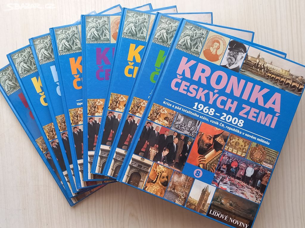 Kronika českých zemí - komplet 8 dílů knih
