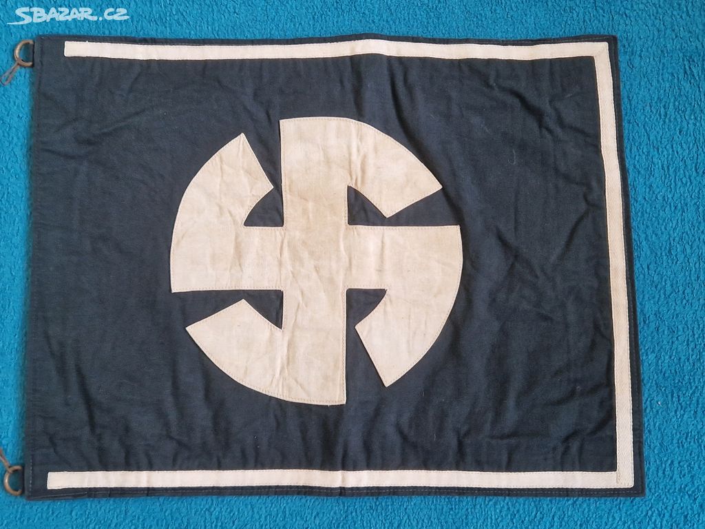 Originální vlajka / banner Svastika -Sluneční kříž
