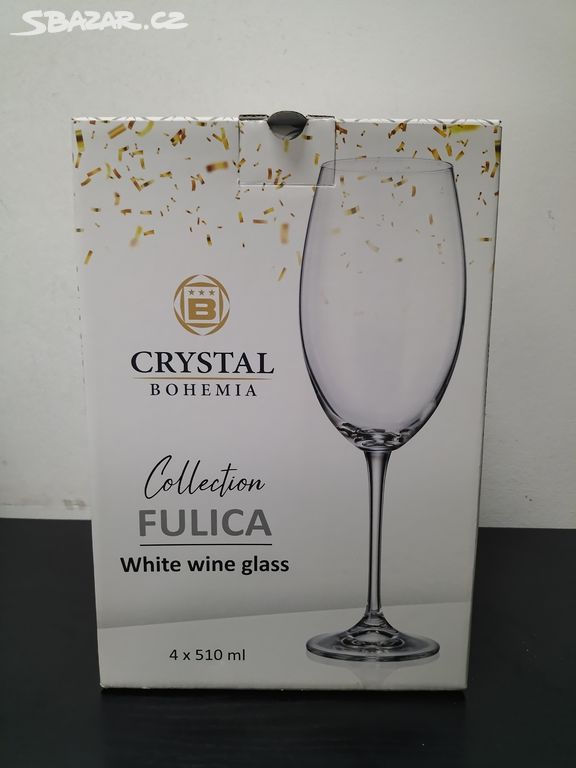 luxusní sklenice na bílé víno