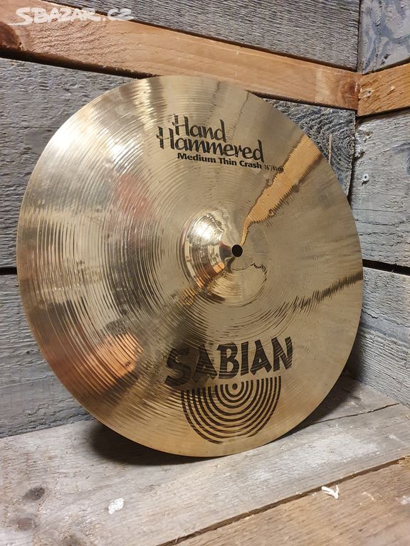 medium/thin crash 16" Sabian Hand hammered