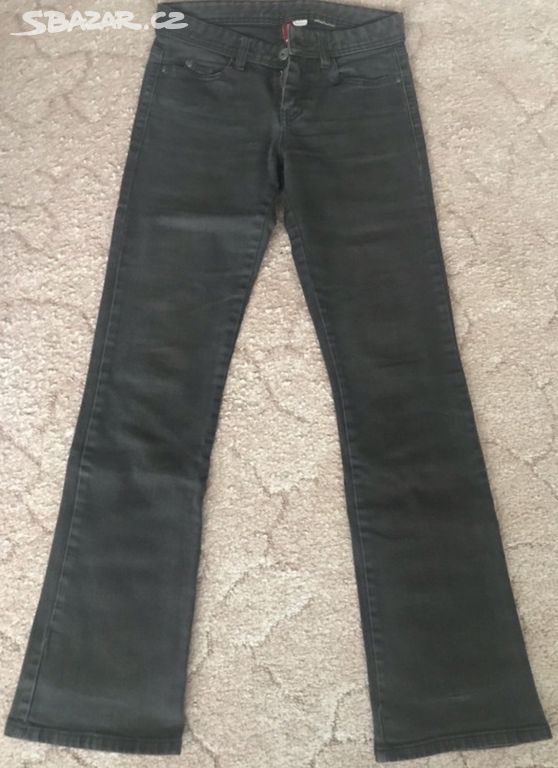 Černé džíny H&M vel. XS - rozbitý zip