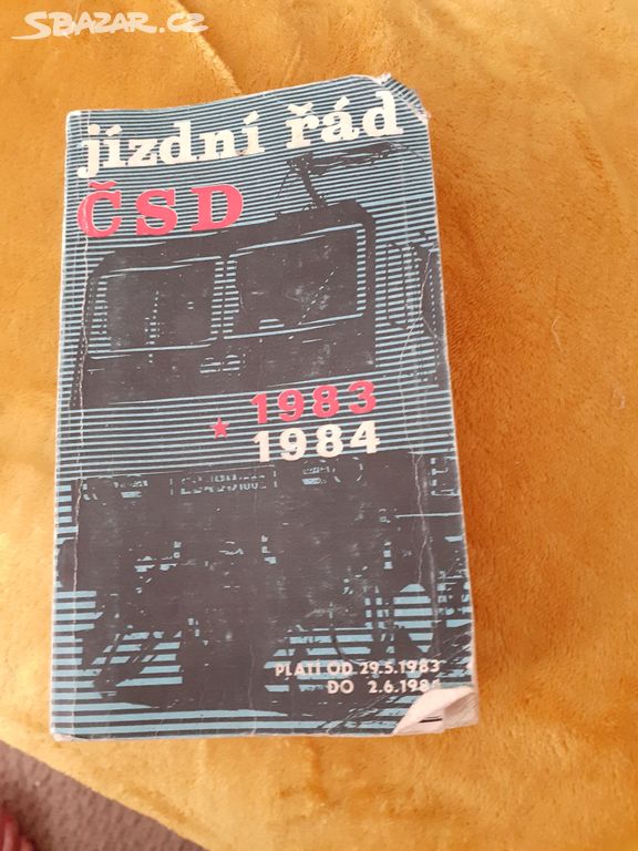 Pro sberatele jizdni rad ČSD 1983/84