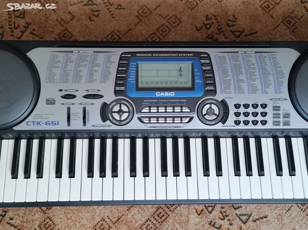 Klávesy CASIO CTK-651