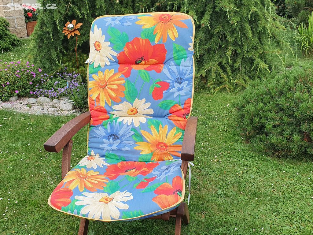 polstr na zahradní nábytek, židli - 4ks