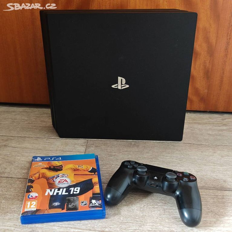 PS4 Pro 1000GB se 27 hrami JAKO NOVÝ