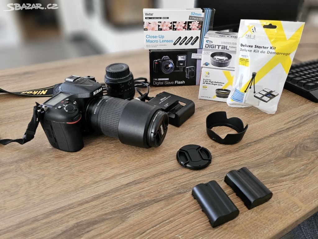 Nikon D7100 s příslušenstvím