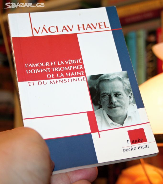 VÁCLAV HAVEL - podpis, autogram v knize - RARITA!