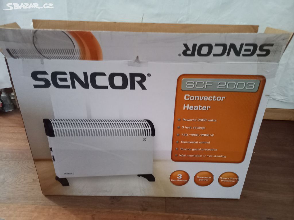 Přímotop SENCOR SCF2003 - 750/1250/2000W.