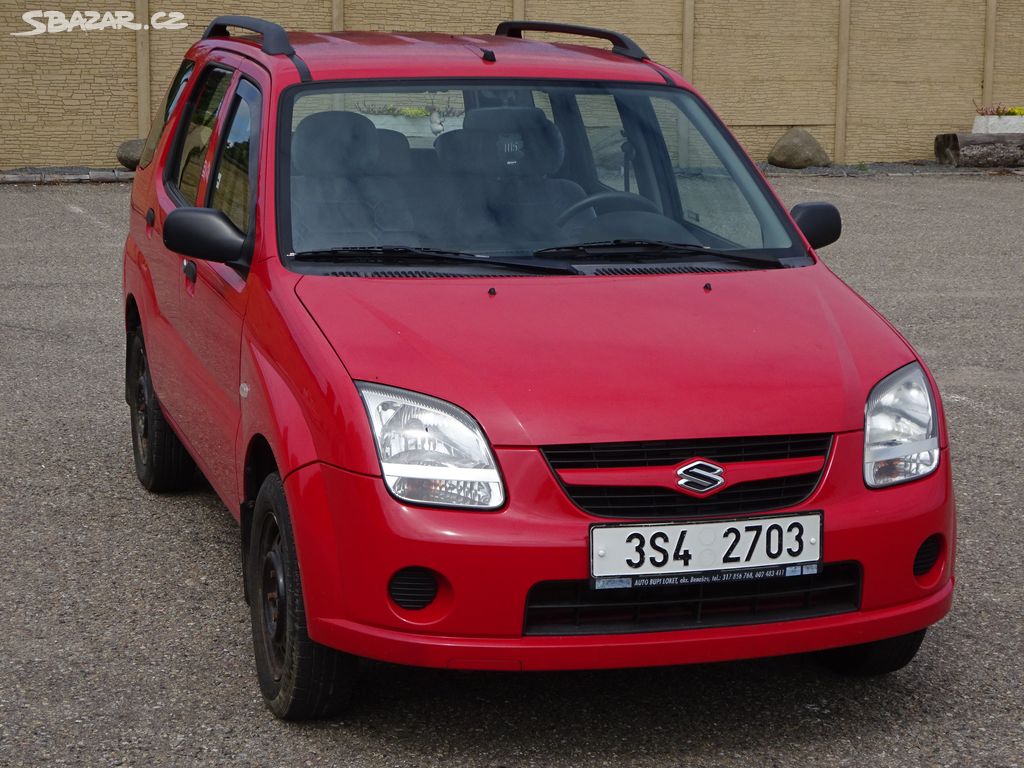 Suzuki Ignis 1.3i r.v.2004 DĚDICTVÍ 1.Maj.serv.kČR