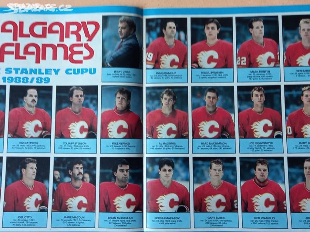 z čas. ŠTART CALGARY FLAMES -Vítěz ST..CUP 88/89