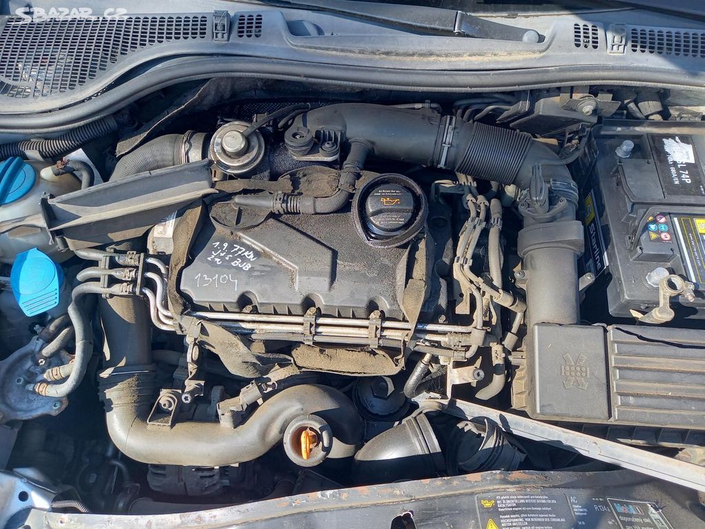 Motor BJB 1.9 TDI 77kW z Škoda Octavia II r.2005