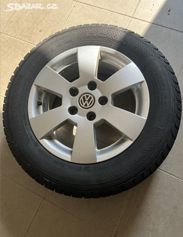 VW Škoda kola 5x112 R15 + zimáky 195/65 R15 - TOP