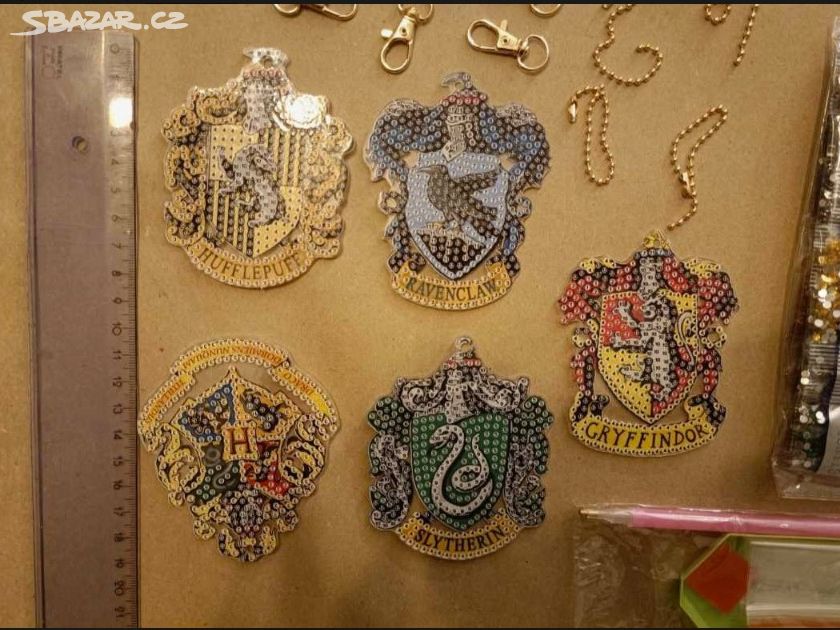 5D DIAMANTOVÉ MALOVÁNÍ- sada přívěsků-Harry Potter