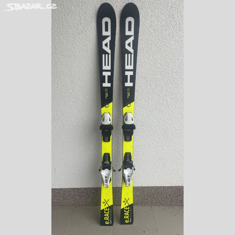 Dětské lyže 140cm HEAD e.RACE R10,8 (1 zimu jeté)