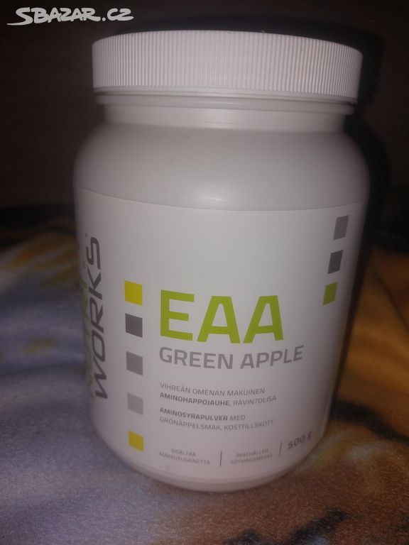 NutriWorks EAA 500 g - zelené jablko