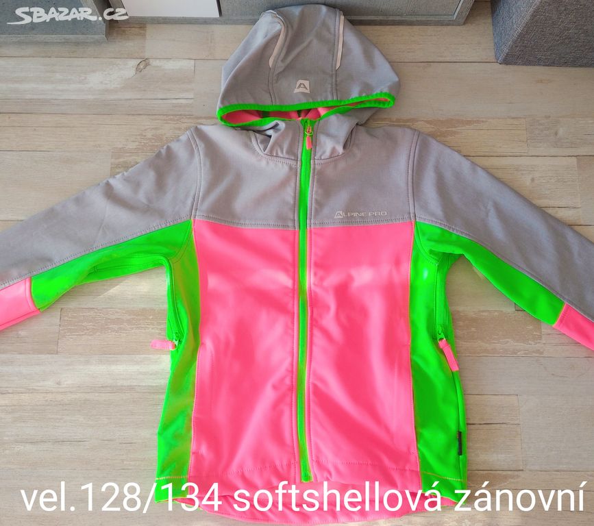 Softshellová bunda 128/134