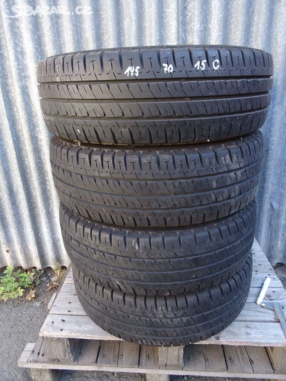 Letní pneu Michelin Agilis, 195/70/15C, 4 ks, 8-9