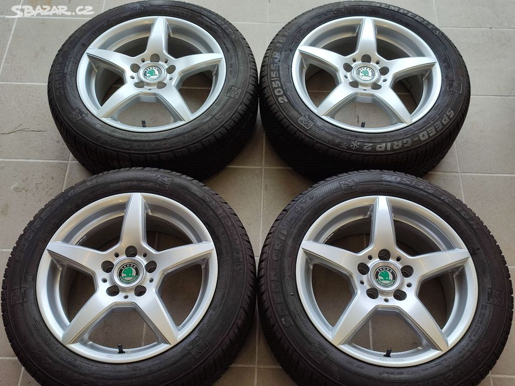 Zimní ALU komplet 16" 5x112 ET38 pneu 205/55/16