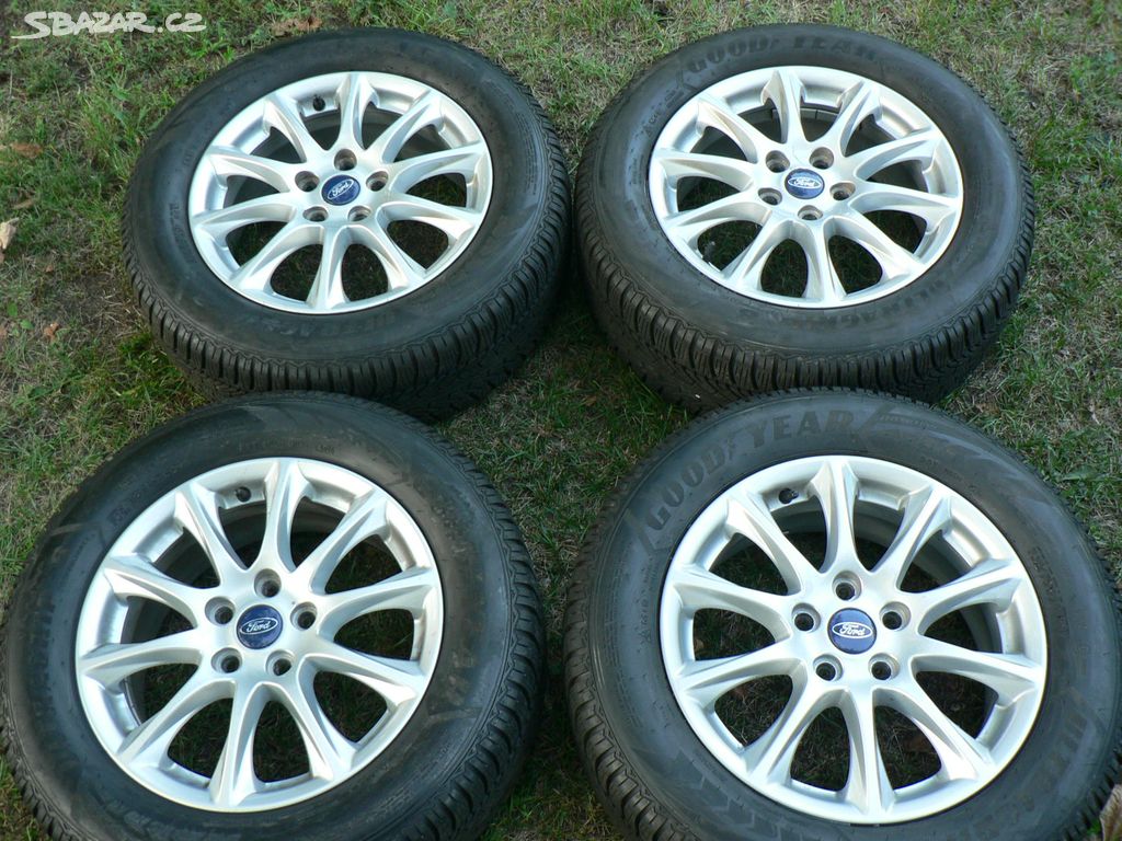 alu kola 5x108 R16 Ford originál pneu 215/60/16