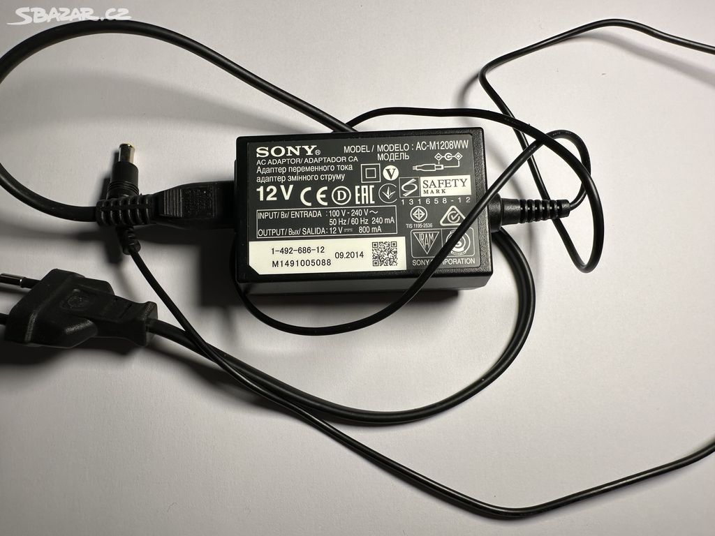 Sony AC-Adapter AC-M1208WW