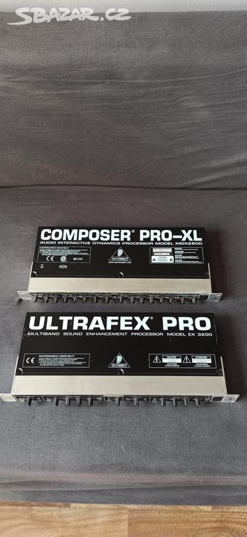 Behringer UTRAFEX PRO a Behringer COMPOSER PRO-XL