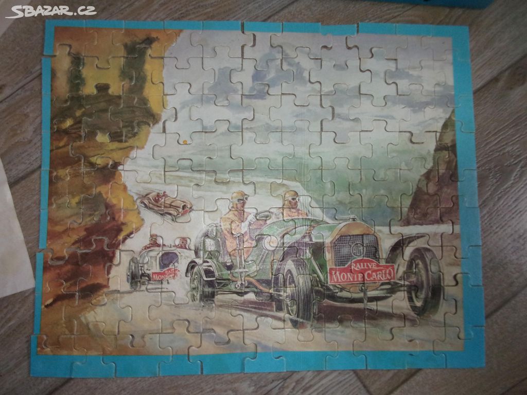 STARÉ PUZZLE - OBRAZOVÁ SKLÁDAČKA komplet r. 1983