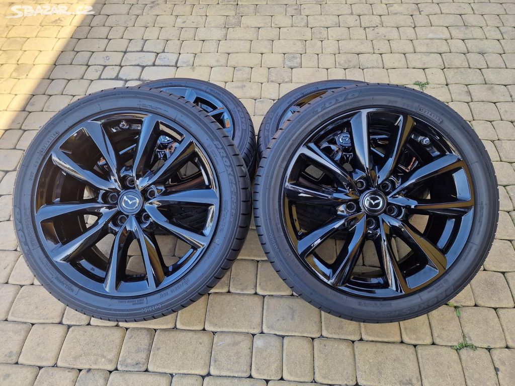 Alu kola letní sada 5x114,3 18" Mazda 3 s čidly