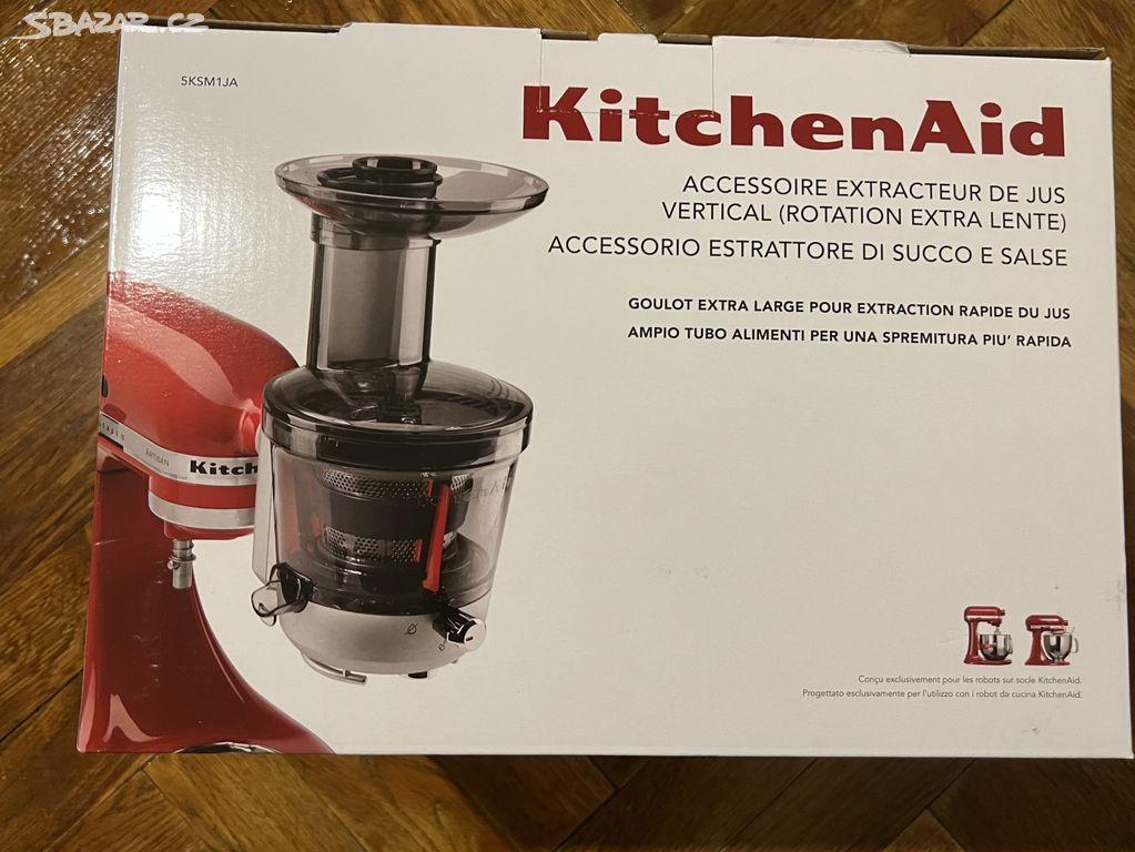 KitchenAid odšťavňovač 5KSM1JA nový nerozbalený