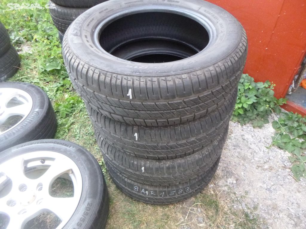 1. 4x letní pneu sava 195/65 r15 (7,5 mm, 2023)