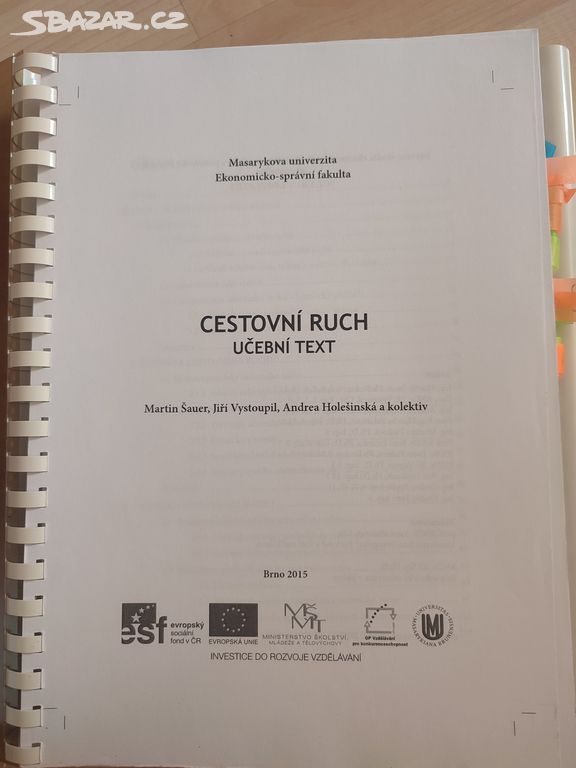 Cestovní ruch učební text MUNI ESF