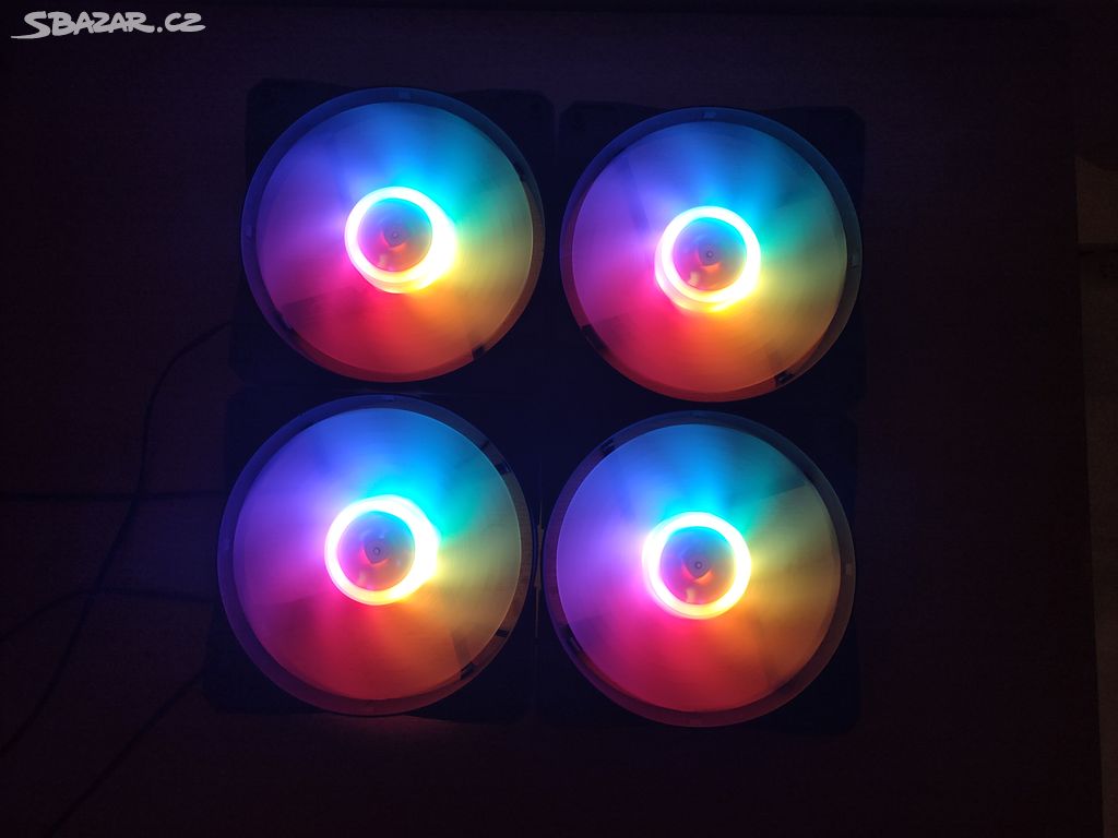 Nové ventilátory FSP RGB 120 mm-12V - cena za sadu