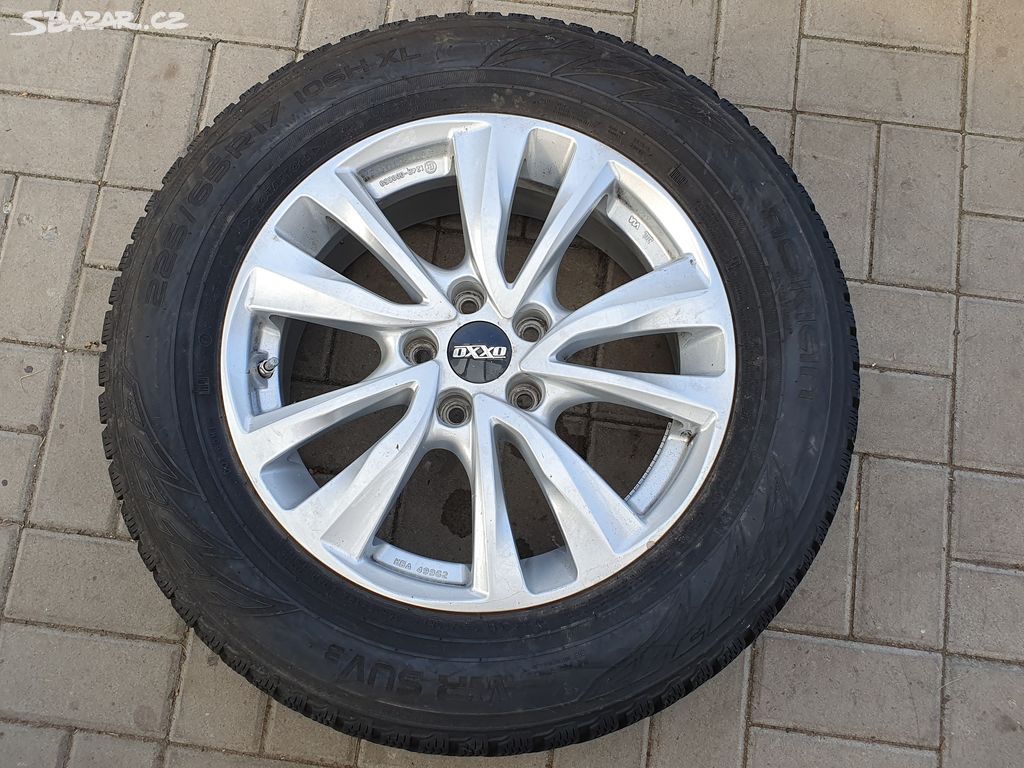 Zimní Sada Alu Kola 5x114.3 225/65 R17 Nokian