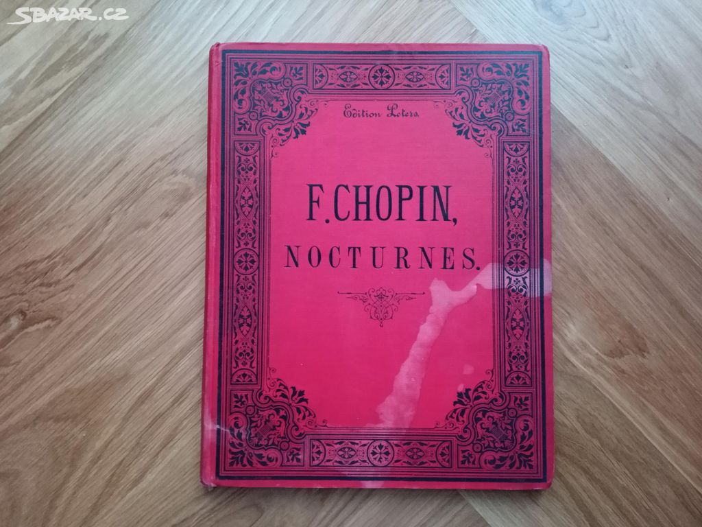 Vintage klavírní noty - F. Chopin: Nocturnes