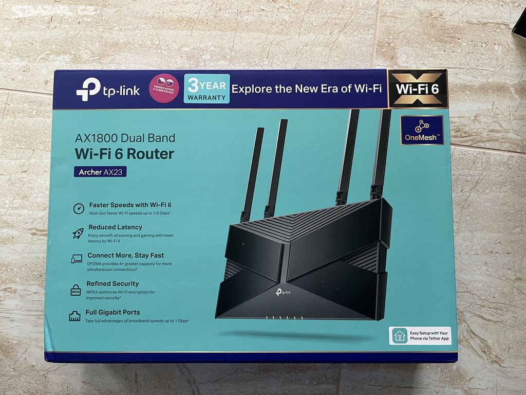 Wi-Fi router TP-link AX1800 Dual Band Archer AX23