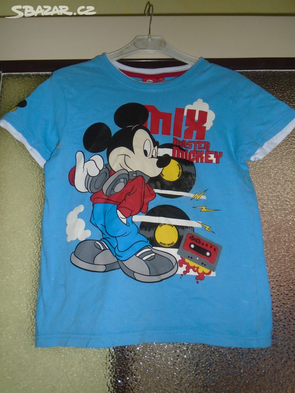 Značkové tričko MICKEY MOUSE vel. 122-128