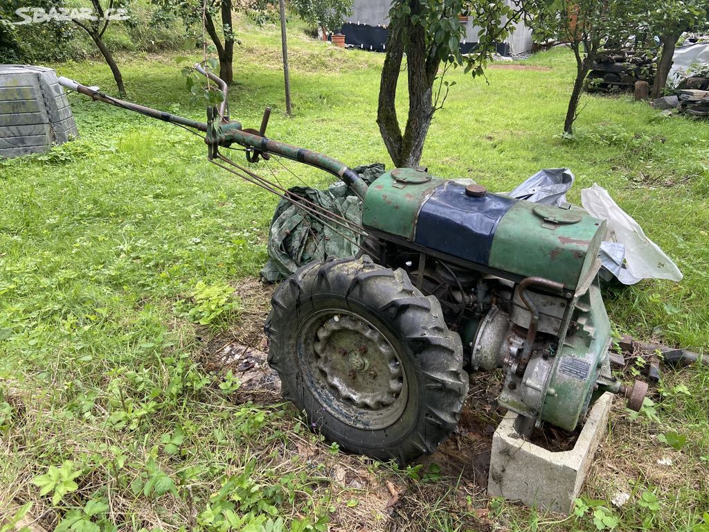 Zahradní freza, jednoosý traktor