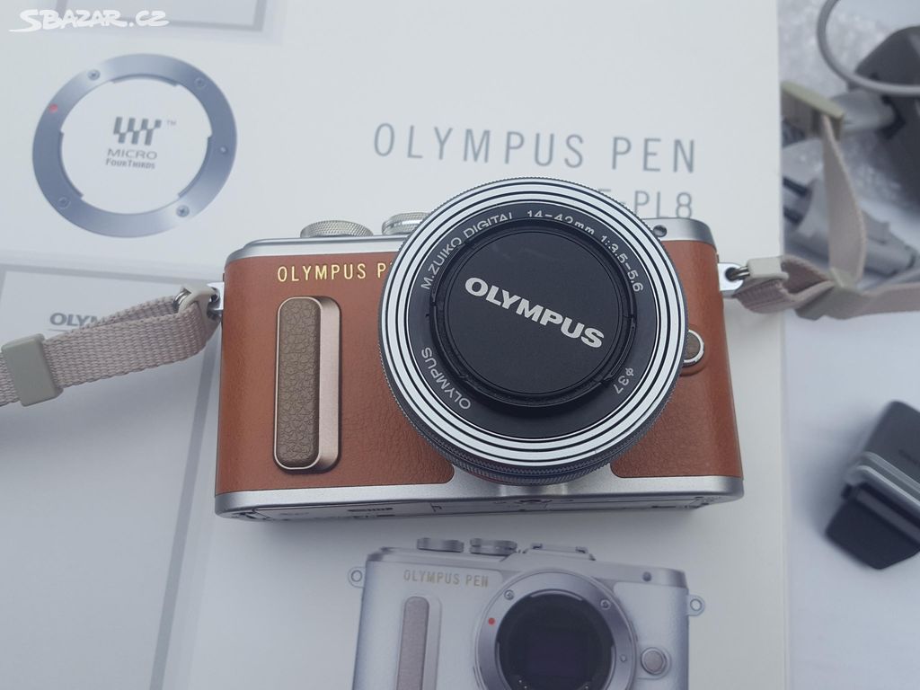 Olympus PEN E-PL8 top stav