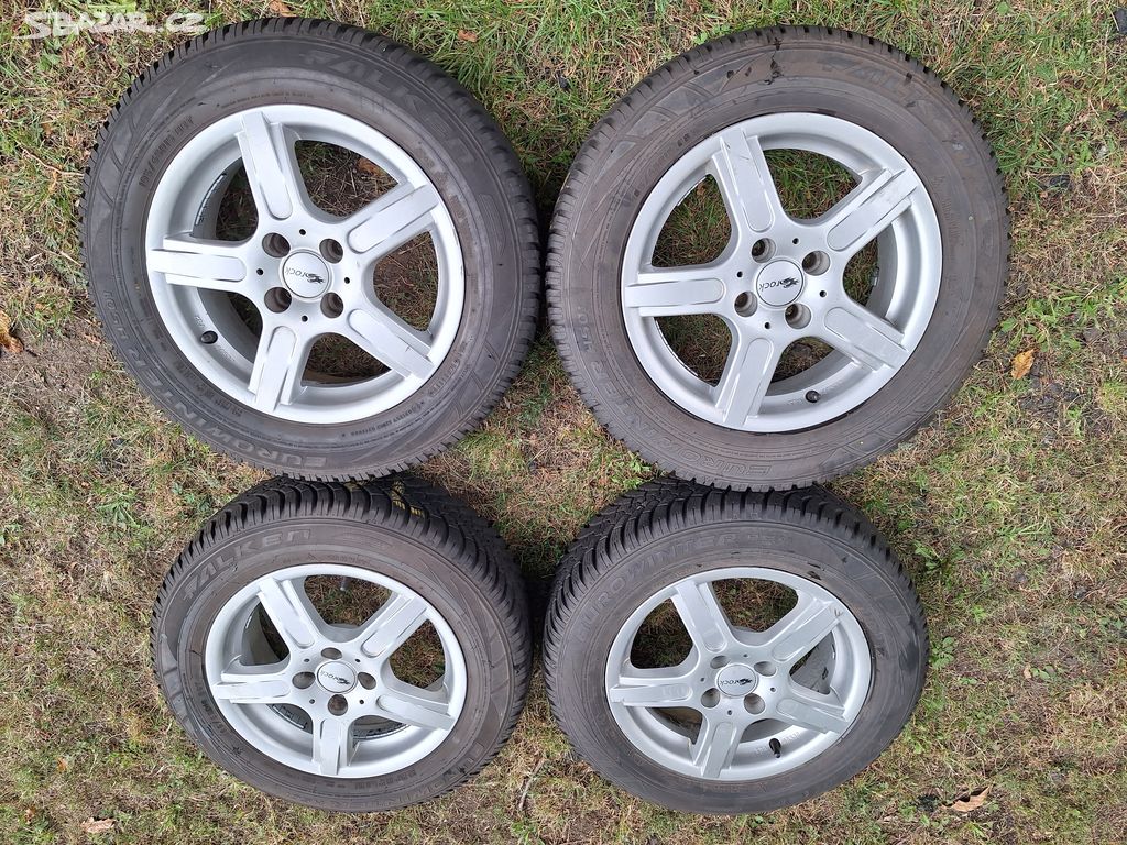 Alu kola 4x100 R15 Renault zimní pneu 185/65/15