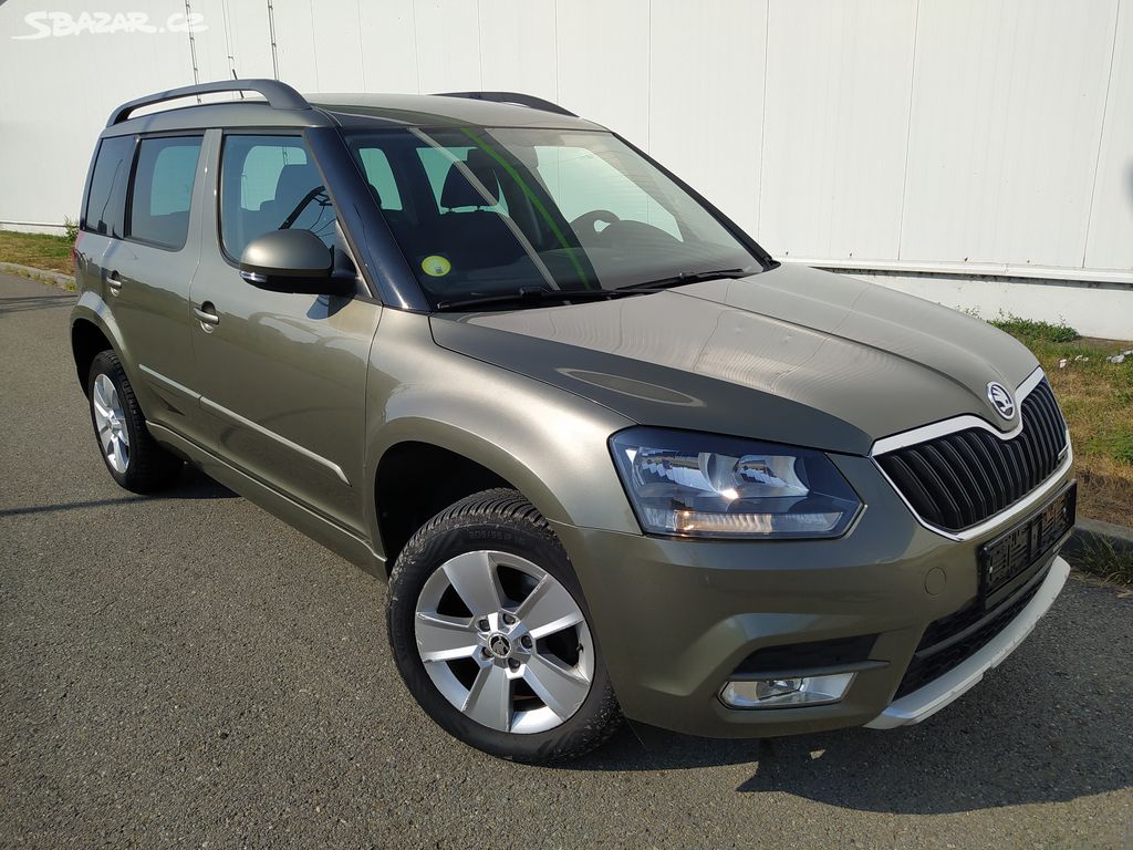 Škoda Yeti 1.6 TDi CR, navi, tempomat