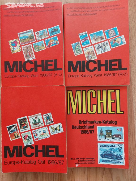 Katalog známek Michel Německo a Evropa do r. 1986